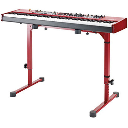 K&M 18810 Omega Table-Style Keyboard Stand Ruby Red