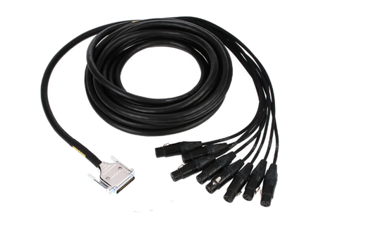 Mogami Gold DB25-XLRF 8-channel Analog Interface Cable - 50'