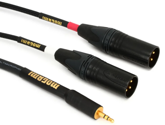 Mogami Gold 3.5mm TRS Male to Dual XLR Male Left/Right - 10-foot