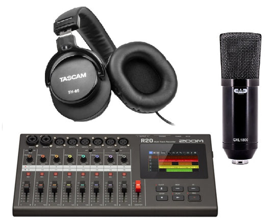 Zoom R20 Studio Recording Package