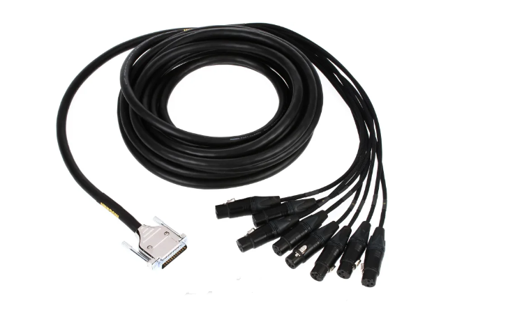 Mogami Gold DB25-XLRF 8-channel Analog Interface Cable - 25'