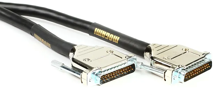 Mogami Gold DB25-DB25 8-channel Analog Interface Cable - 10'