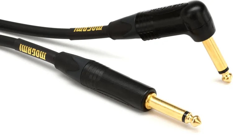 Mogami Gold Instrument 06R Straight to Right Angle Instrument Cable - 6 foot