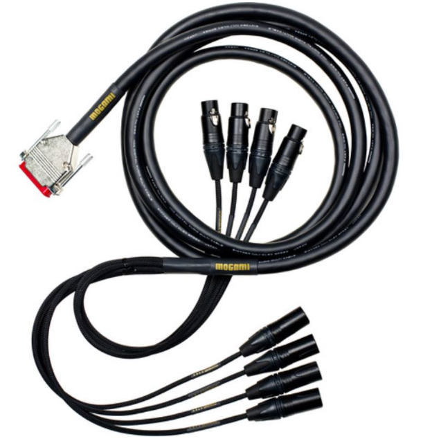 Mogami Gold DB25-XLRF 8-channel Analog Interface Cable - 50'