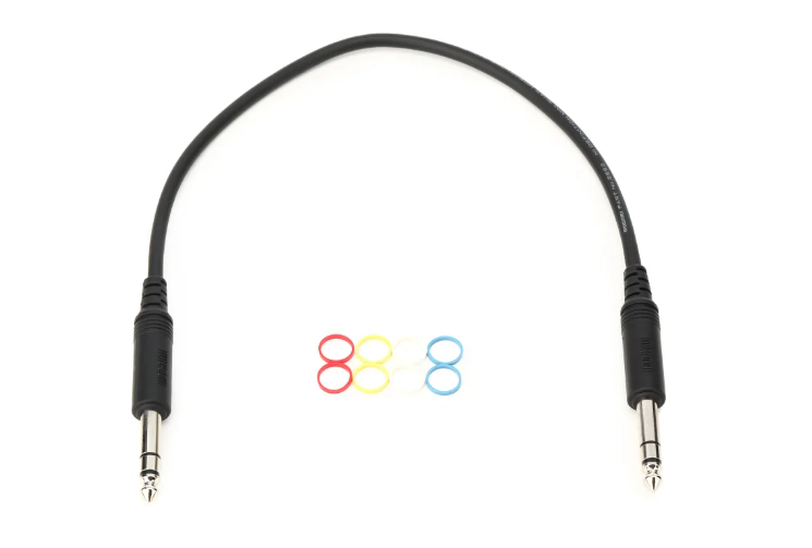 Mogami Pure Patch SS Cable - 1/4-inch TRS Male to 1/4-inch TRS Male - 2 foot
