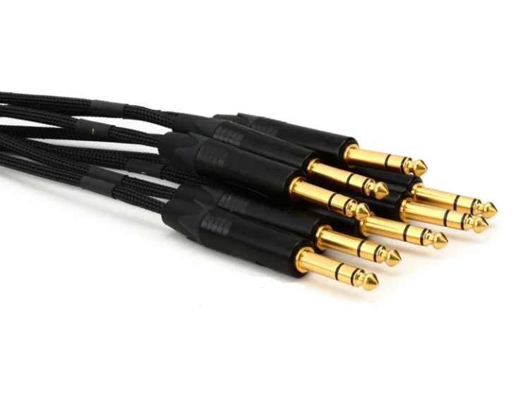 Mogami Gold DB25-TRS 8-channel Analog Interface Cable - 10 foot