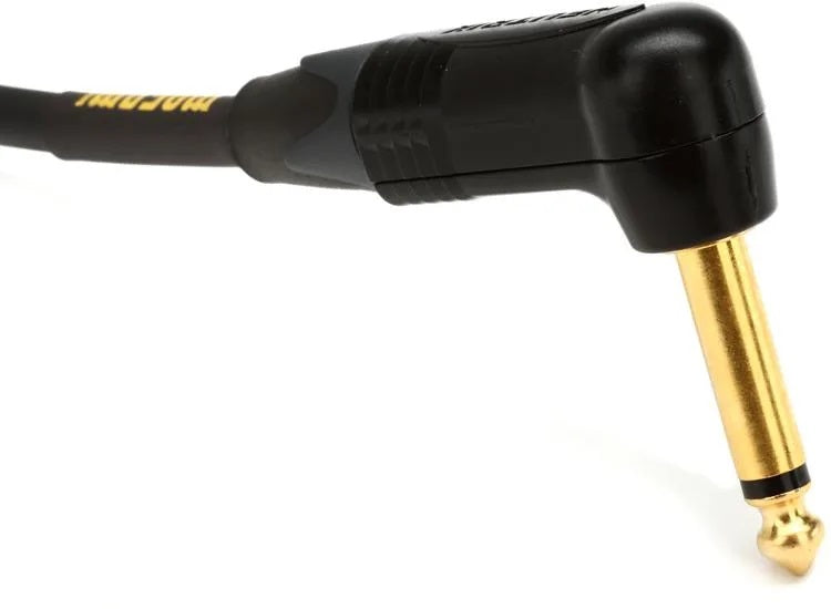 Mogami Gold Instrument 06R Straight to Right Angle Instrument Cable - 6 foot