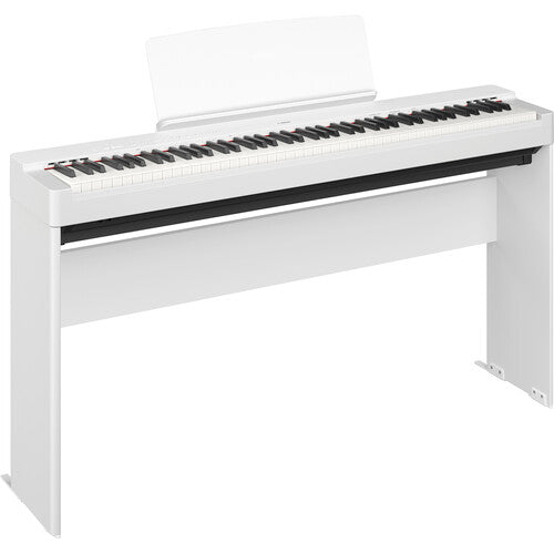Yamaha P-225 Digital Piano with furniture stand - White