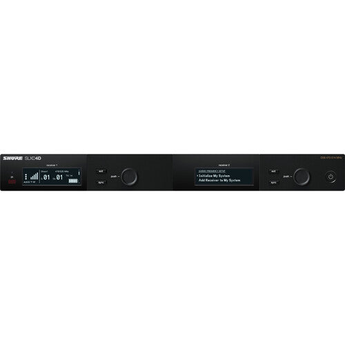 Shure SLXD24D/B58 Dual-Channel Digital Wireless Handheld Microphone with Beta 58 Capsules (G58: 470 to 514 MHz)