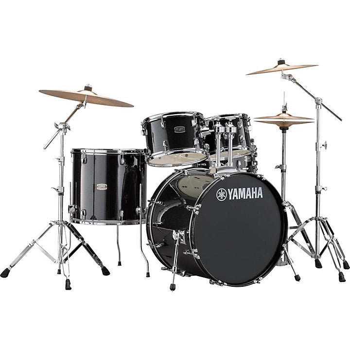 Yamaha Rydeen 5-Piece Drum Set with Hardware and cymbals(Silver)
