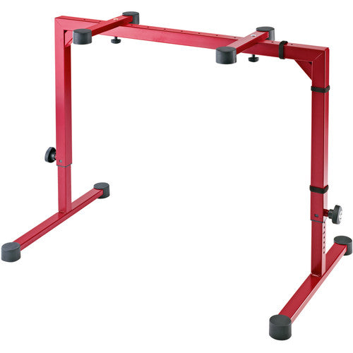 K&M 18810 Omega Table-Style Keyboard Stand Ruby Red
