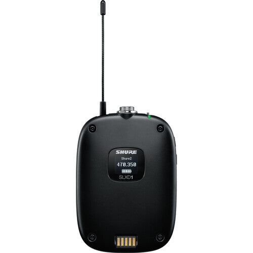 Shure SLXD14D Dual-Channel Digital Wireless Bodypack System with No Mics
