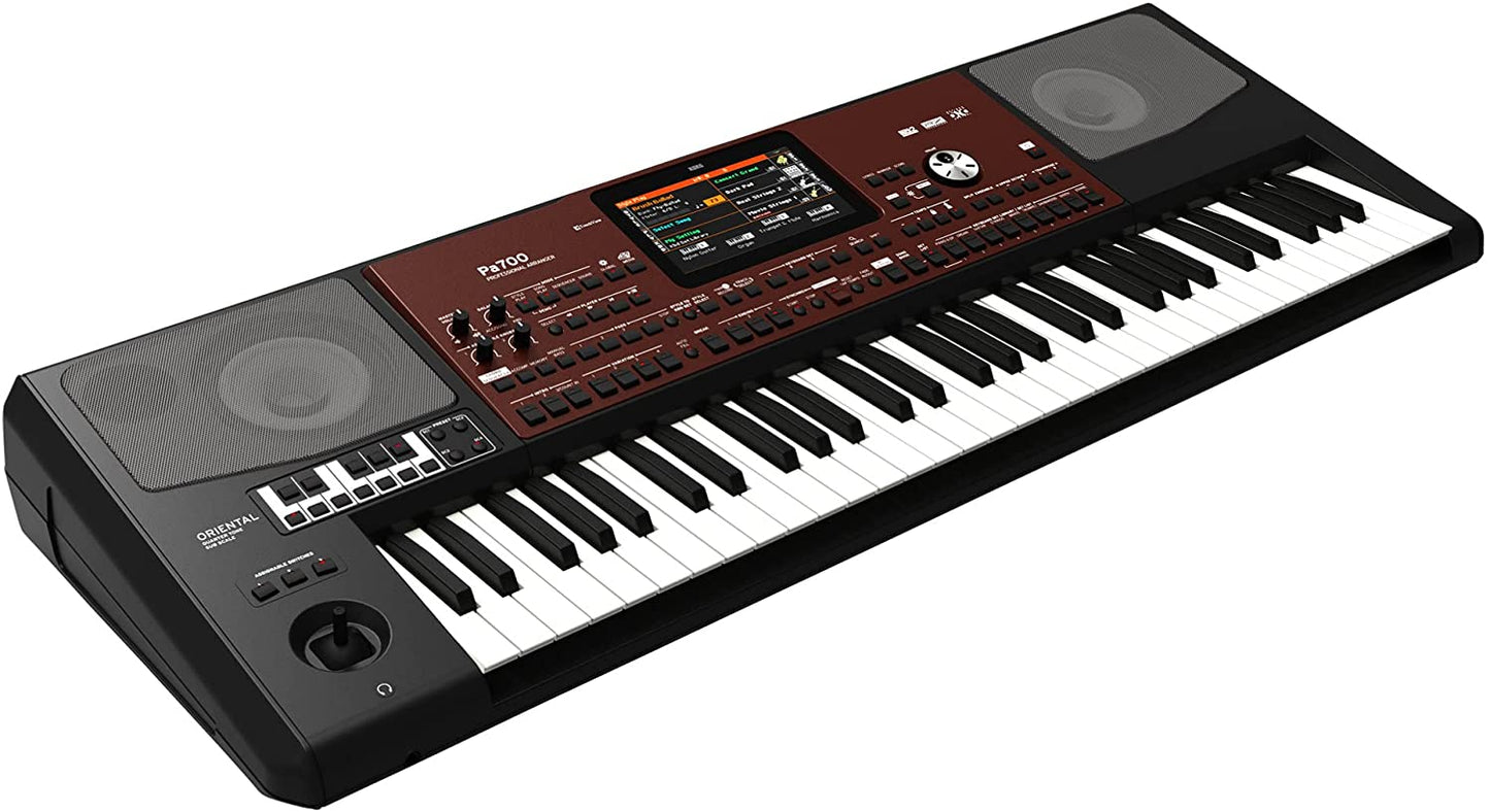 Korg Pa700 ORIENTAL 61-Key Professional Arranger Touchscreen and Speakers