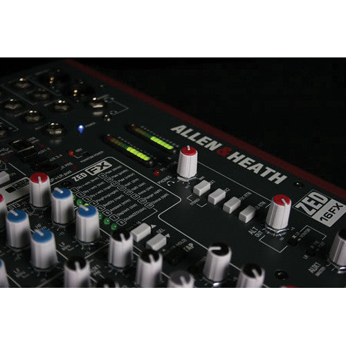 Allen & Heath ZED-16FX 16-Channel Recording and Live Sound Mixer with FX & USB