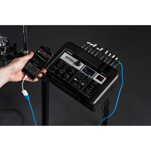 Yamaha DTX8K-M Electronic Drum Kit with Wood-Shell Mesh Pads and DTX-PRO Drum Module (Black Forest)